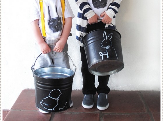 Chalkboard Pails