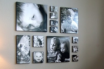 Thrifty Canvas Photo Wall