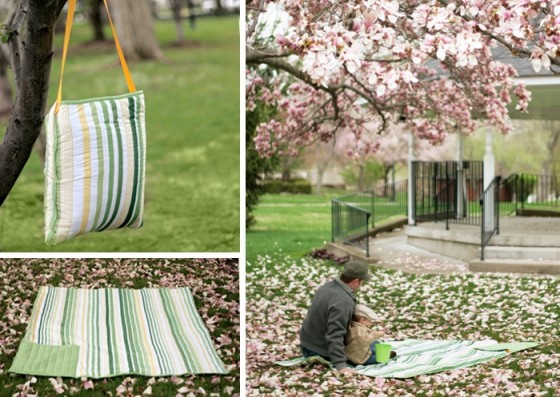 All-in-One Picnic Blanket Tote