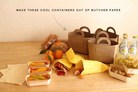 Butcher Paper Picnic Basket