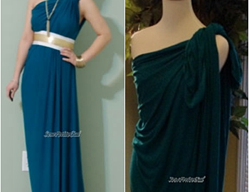 One-Shoulder Drape