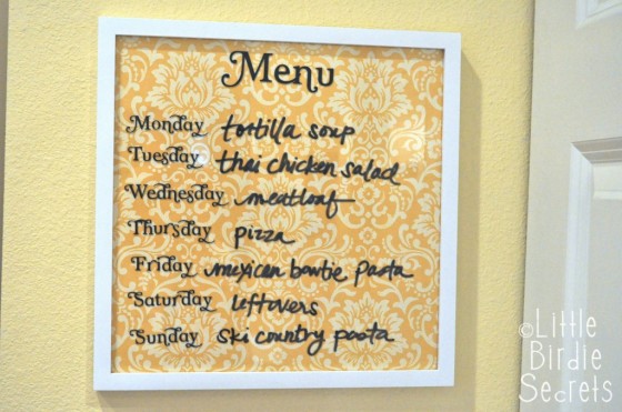 Menu Board