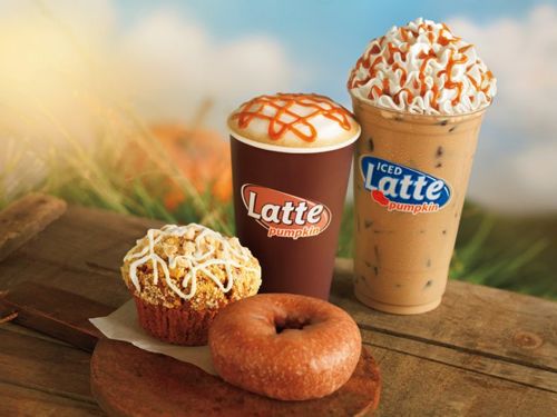 Dunkin' Donuts Pumpkin Lineup