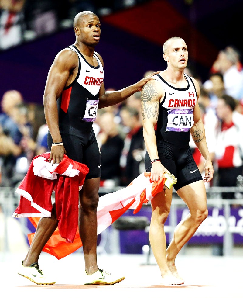 The Canadian Men’s 4x100 Team