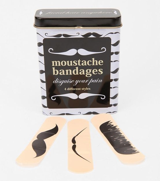 Mustache Bandages