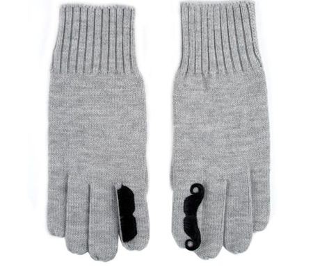 Mustache Gloves