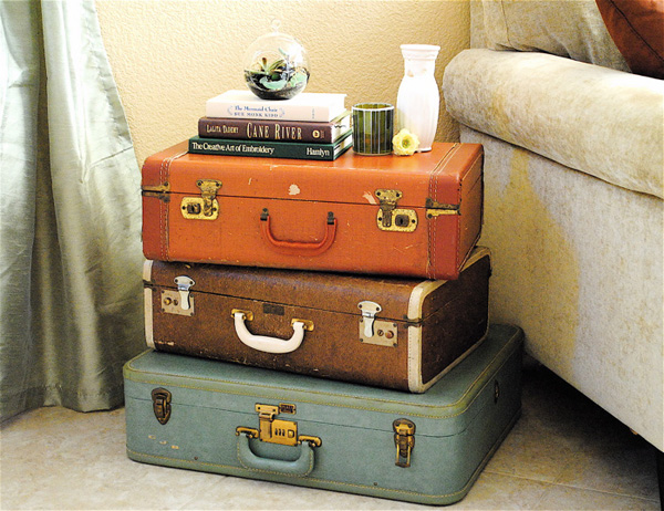 Old Luggage as Home Décor