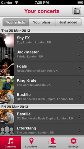 download songkick