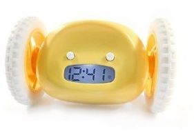 Alarm Clock on Wheels