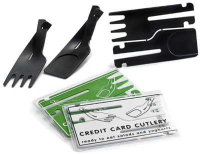 Credit Card Cutlery