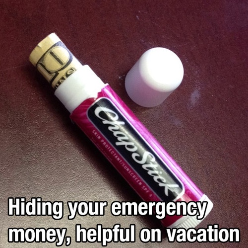 Lip Balm Money Holder