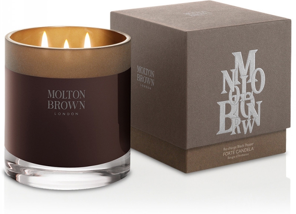 Molton Brown- Re-charge Black Pepper Forte Candle