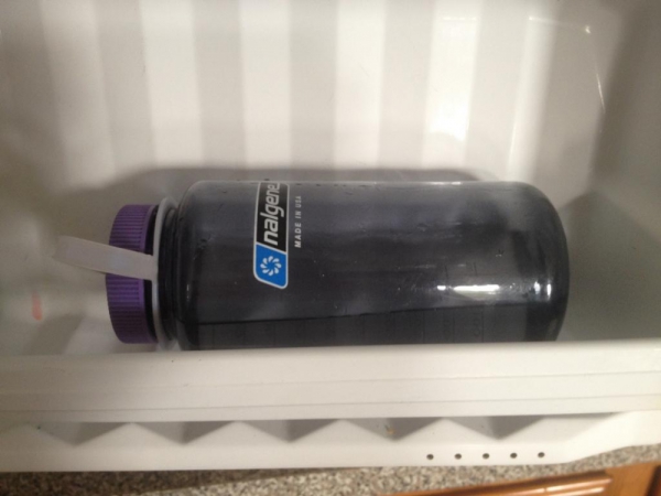 Freeze Water in Your Water Bottle