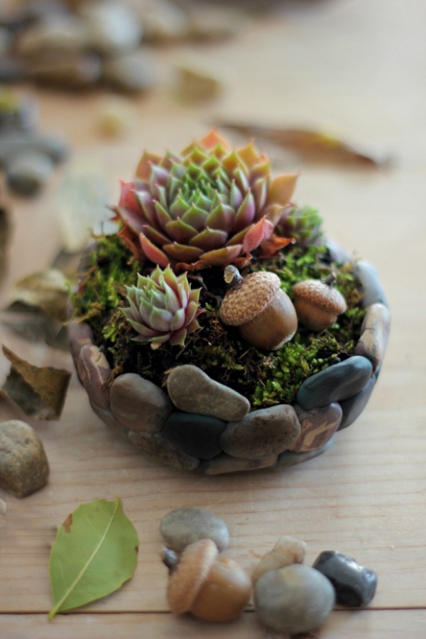 Faux Stone Pot