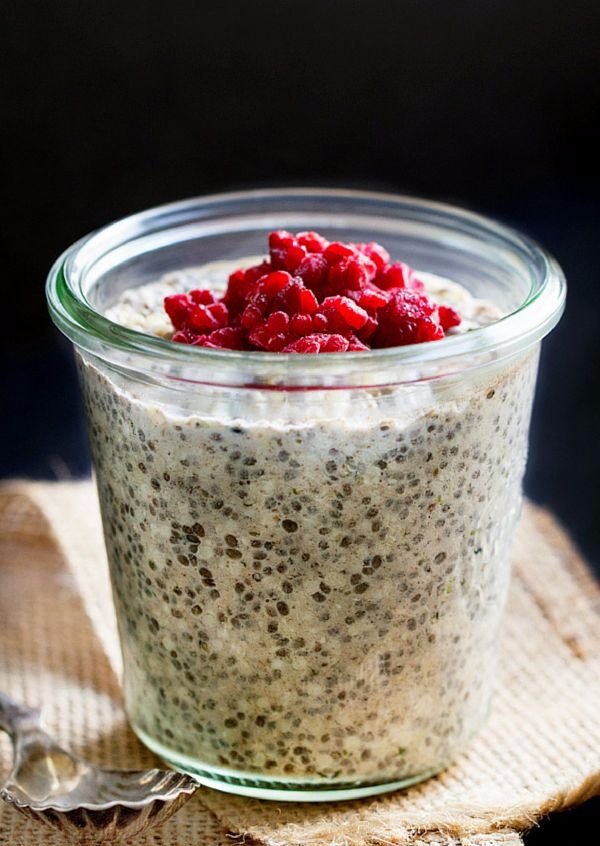 High Protein Vanilla CHIA PUDDING