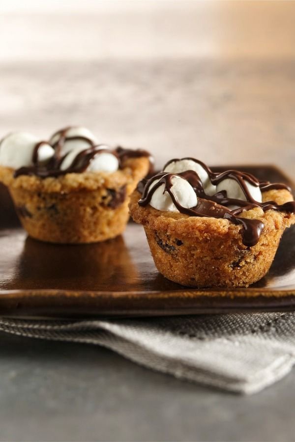 Caramel S'mores Cups