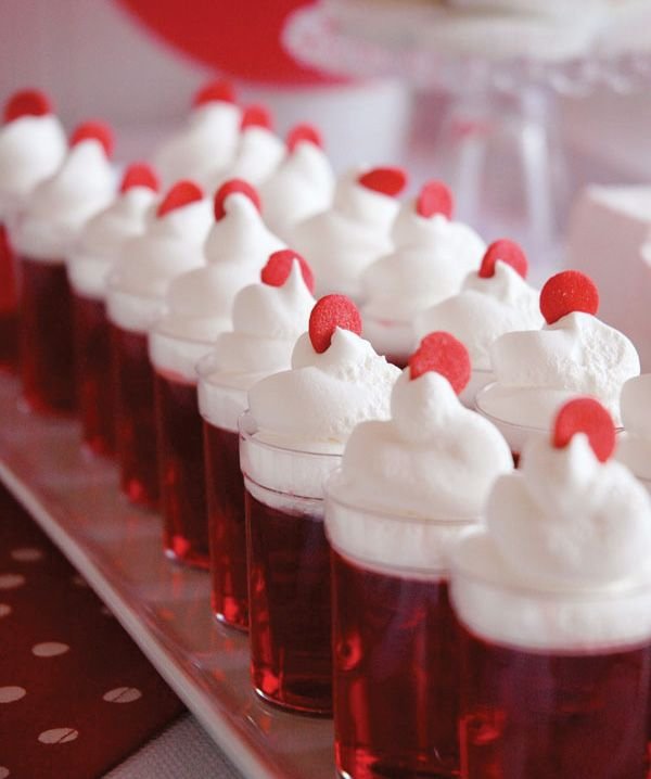 Candy Cane Jello Shots