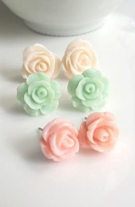 Multi-Colored Pastel Earrings