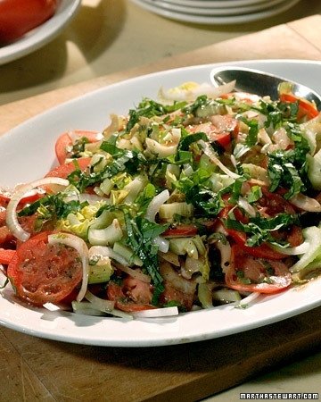 Tomato, Sweet Onion, and Celery Salad