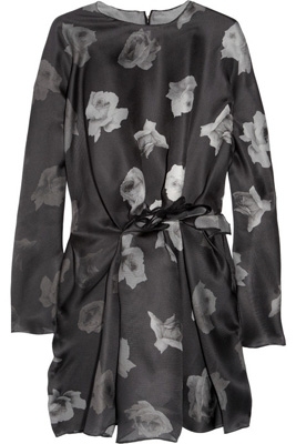 Lanvin Printed Silk-Gazar Dress