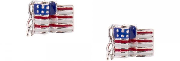 American Flag Studs