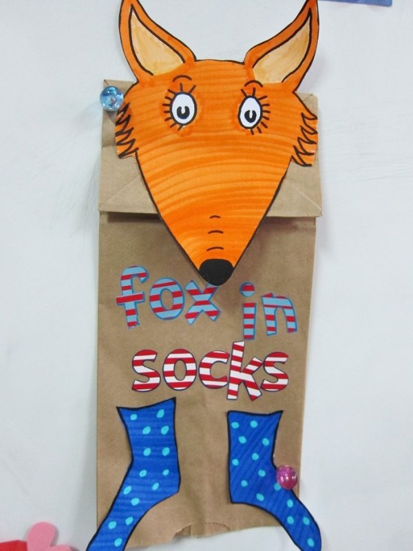 Fox in Socks Puppet