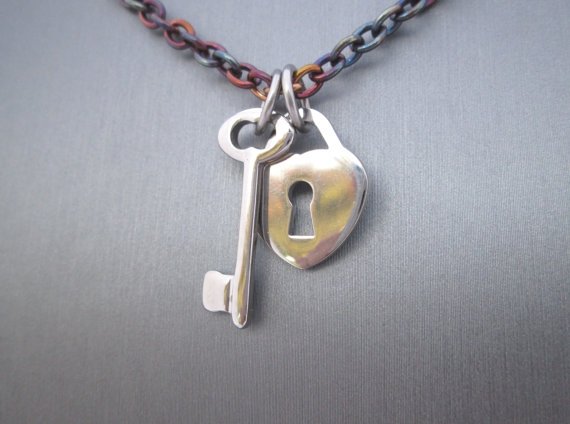 Lock and Key Necklace