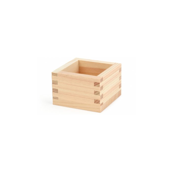 Hinoki Sake Box, Set of 4, Made in Japan