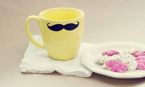 Mustache Mug