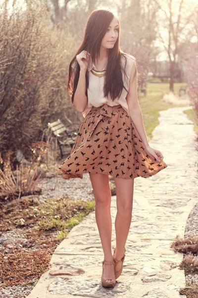 clothing, brown, polka dot, pattern, footwear,