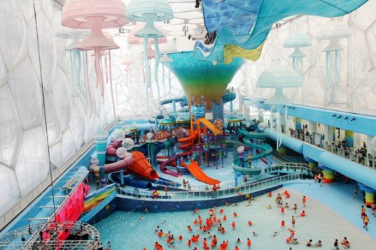 Watercube Waterpark in Beijing, China