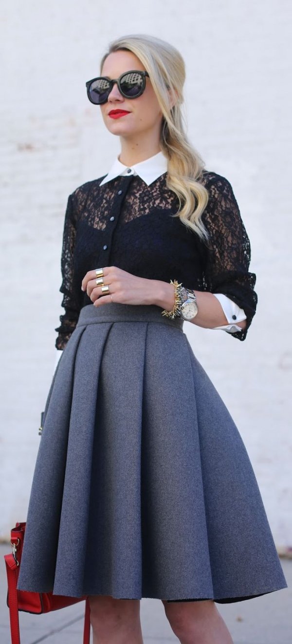 These Lovely Lace Outfits Scream Spring