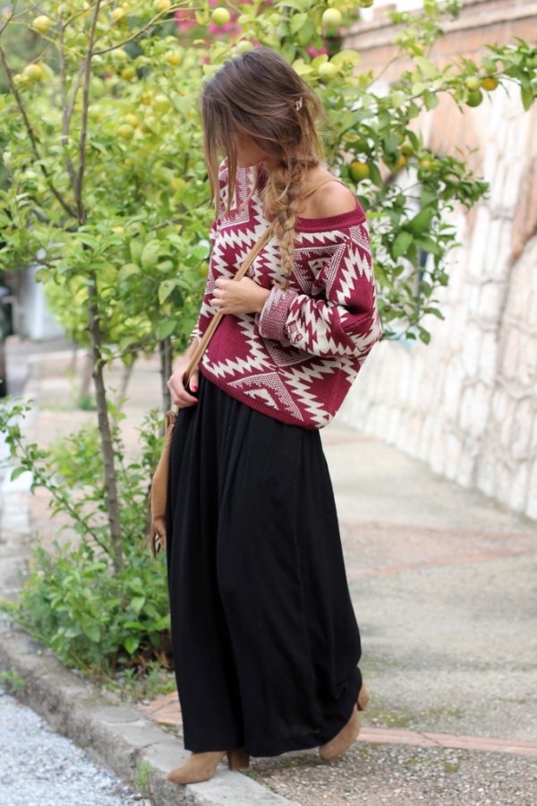 Sweater and Maxi