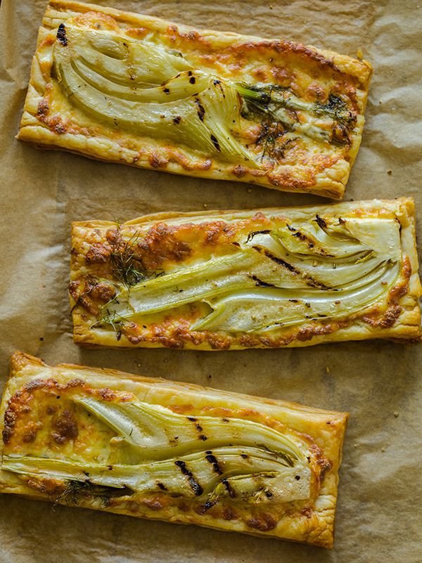 Grilled Fennel Tarts