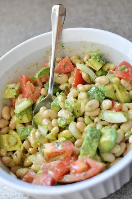 Avocado and White Bean Salad