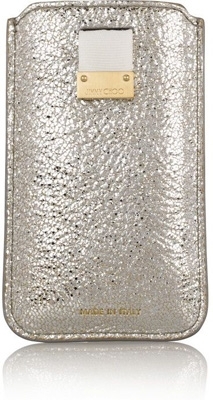 Jimmy Choo Trent Metallic IPhone Sleeve