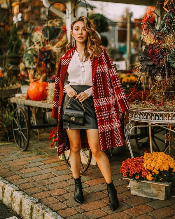 Plaid, Tartan, Clothing, Street fashion, Pattern,