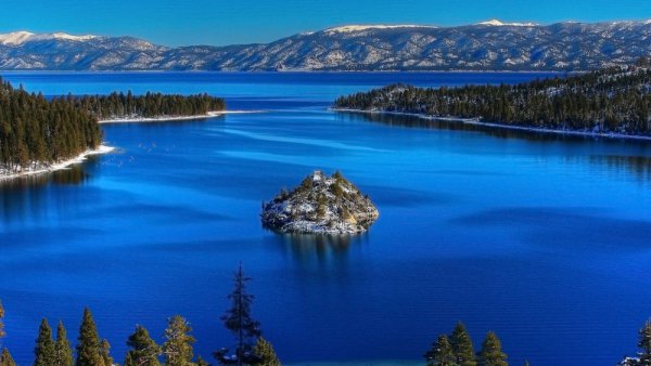 Emerald Bay State Park, lake, loch, reservoir, reflection,