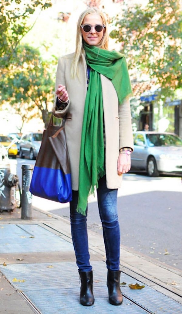 Wear a Colourful Scarf