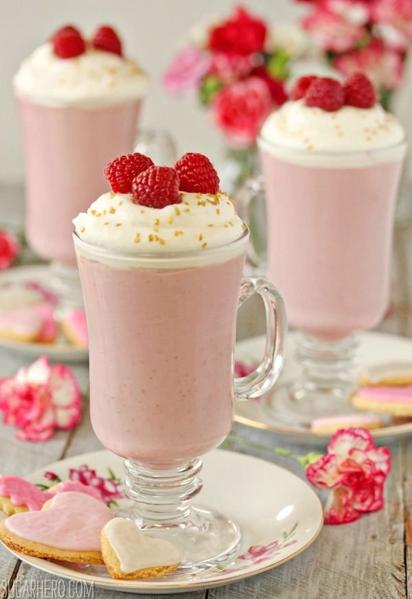 Raspberry White Hot Chocolate