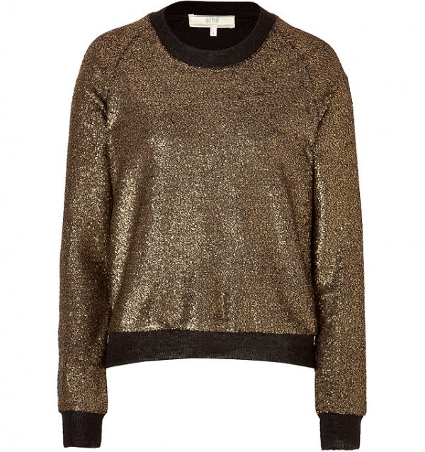 Vanessa Bruno Athé Metallic Top