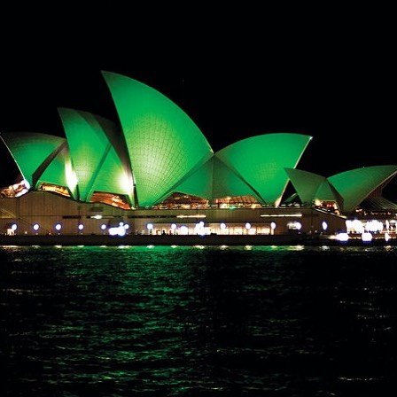 Green, Architecture, Opera house, Night, Music venue,