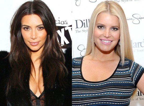 Kim K & Jessica Simpson