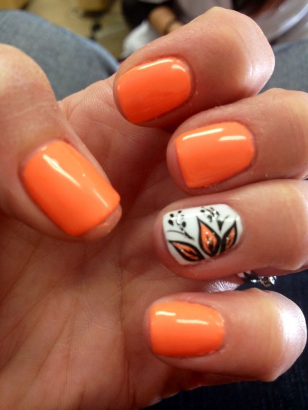 Get Your Autumn On With This Stunning Fall Inspired Nail Art Get Your Autumn On With This Stunning Fall Inspired Nail Art