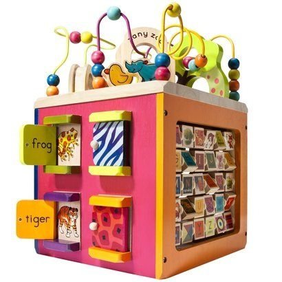 Wooden Activity Cube