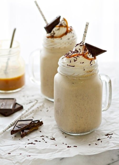 Boozy Salted Caramel Milkshake