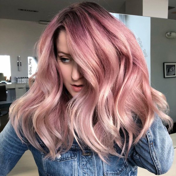 hair, human hair color, pink, blond, hair coloring,