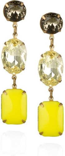 Vintage Glass Drop Earrings