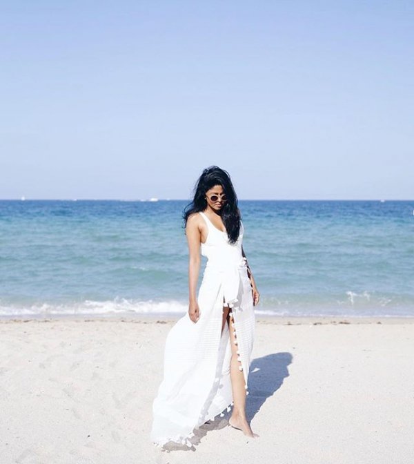 vacation, wedding dress, sea, beach, holiday,