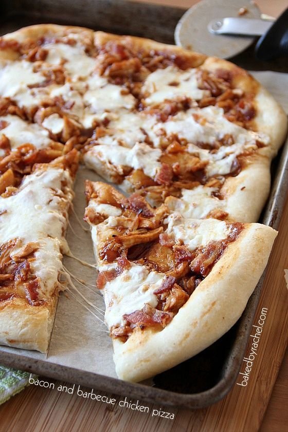 Bacon and Barbecue Chicken Pizza